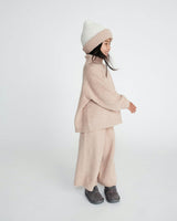 2-Tone Ribbed Beanie - Fuzzy