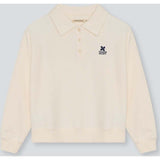 TNS Logo Teen Polo Ecru