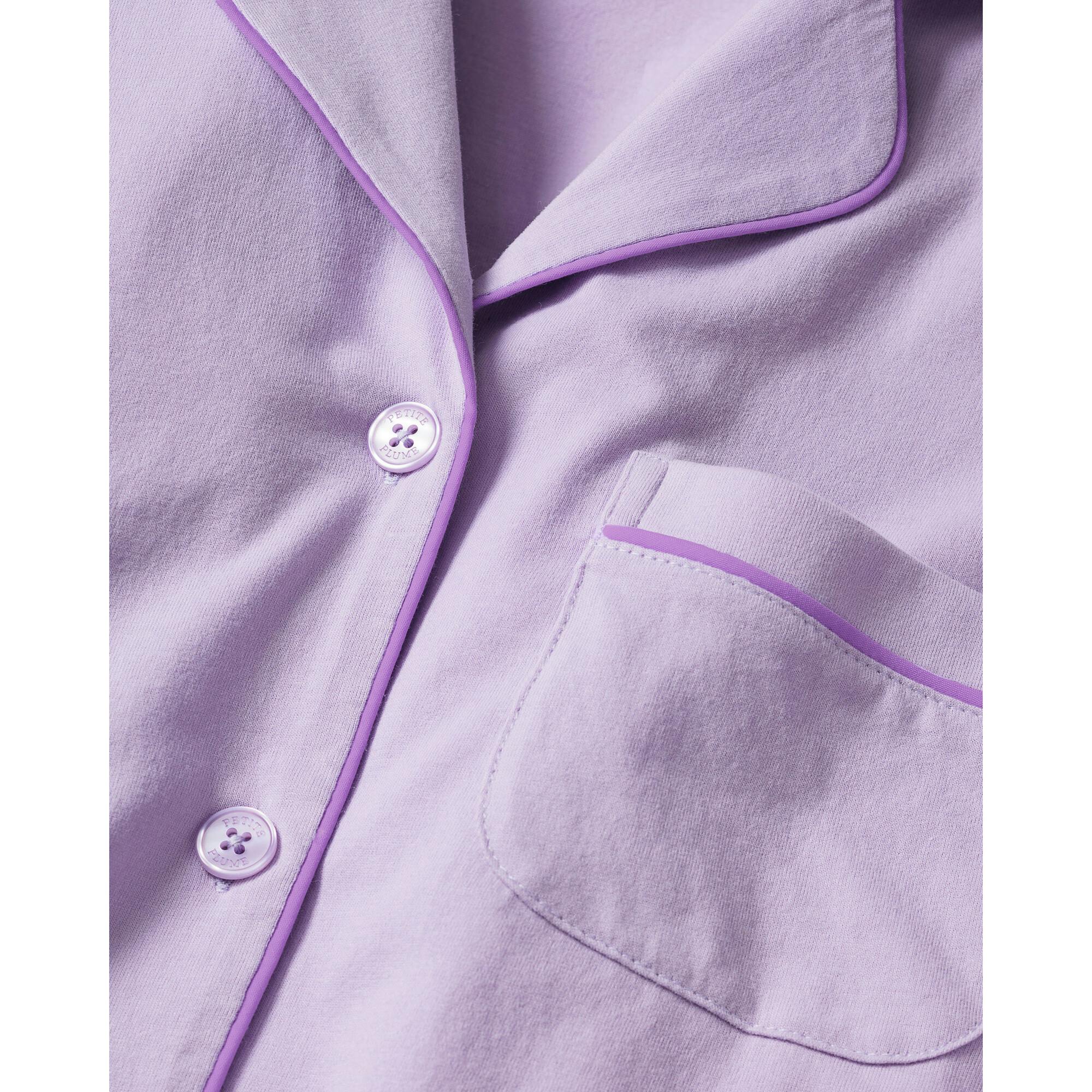 Women's Pima Short Sleeve Short Set in Pink