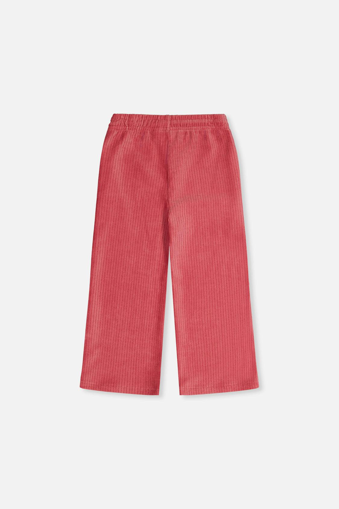 Velour Flare Pants Raspberry Pink
