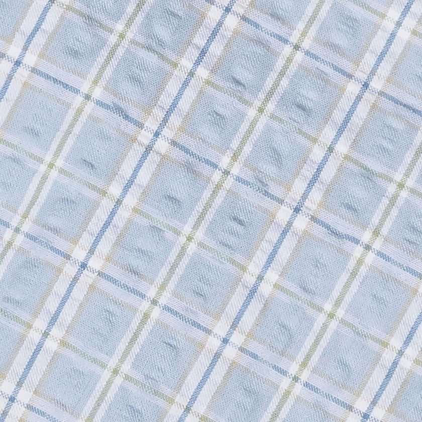 Classic Seersucker Bow Tie, Blue