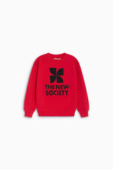 TNS Logo Sweatshirt Chinese Red