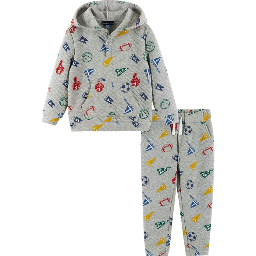 Kids Hooded Lounge Set