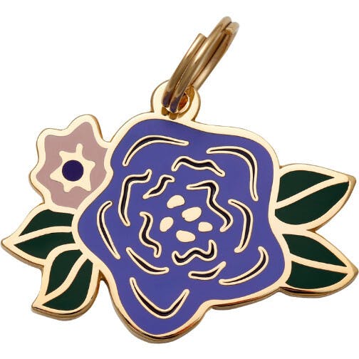 Wild Flower Pet ID Tag