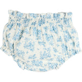 Audrey Toile Elasticated Waist Bloomers in Blue (1mth-12mths)