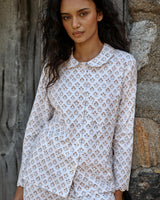 Women's Twill Colette Pajama Set in Estate Garden