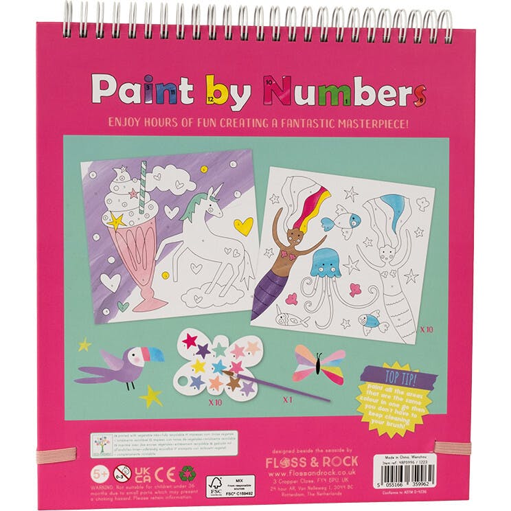 Paint By Numbers Book - Fantasy