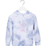 big bro + "big sis" Supersoft Marble Tie Dye Hoodie