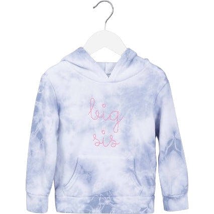 "big bro" + "big sis" Supersoft Marble Tie Dye Hoodie