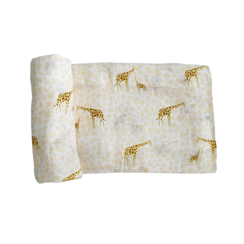 Bamboo Muslin Swaddle Blanket - Dino-Snores