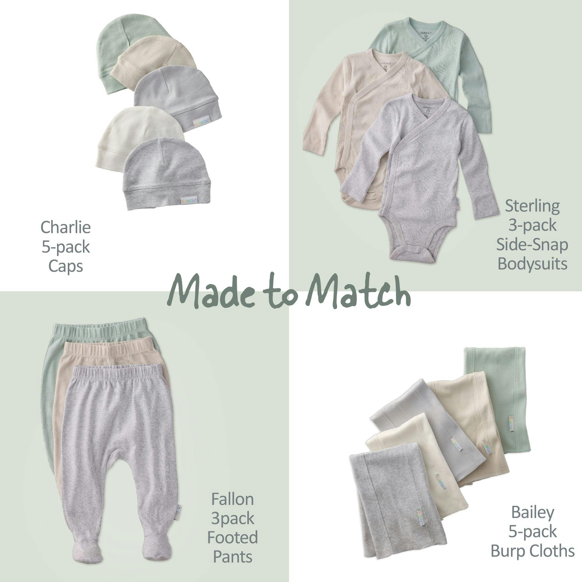 FALLON 3-Pack Footed Pants