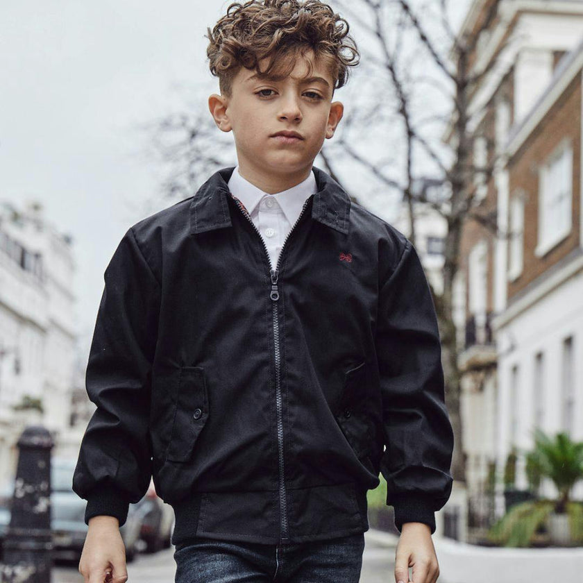 Carnaby Bomber Jacket - Raven Black