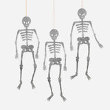 Giant Glitter Jointed Skeleton Decorations