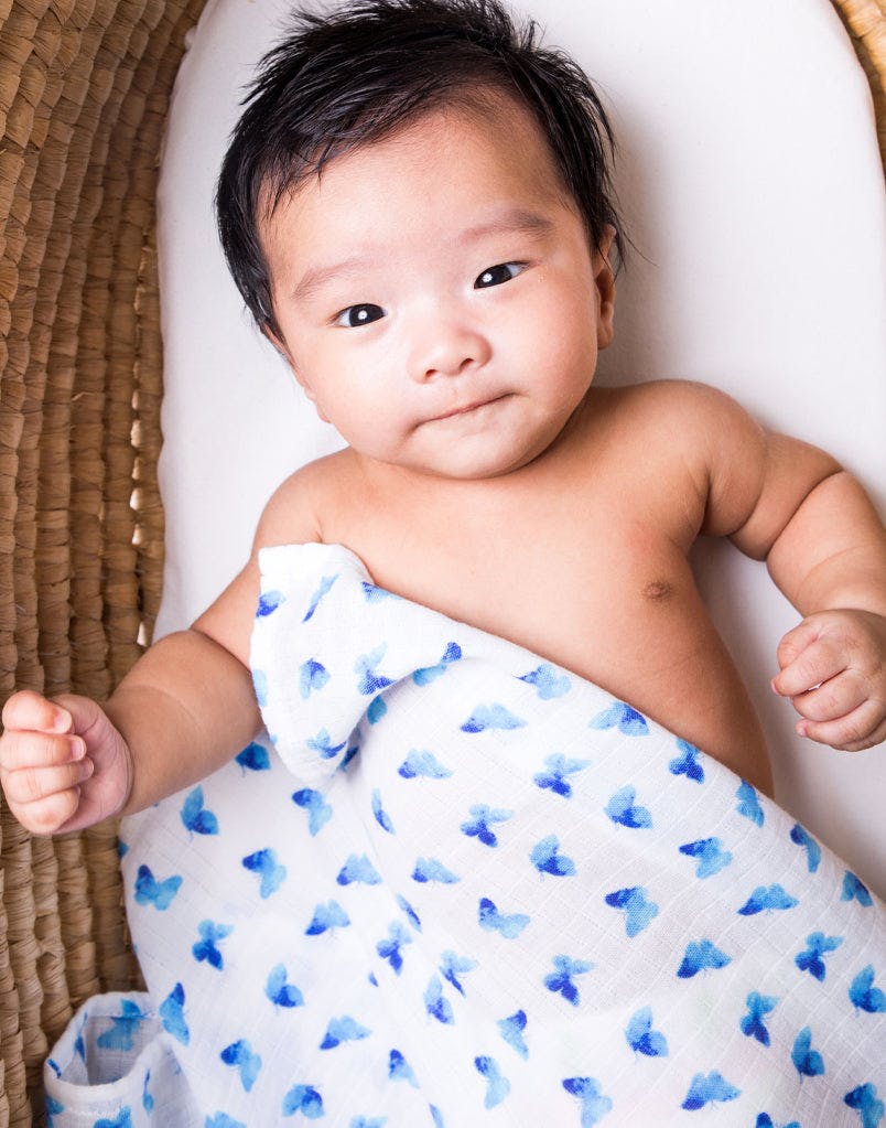 Organic Cotton Muslin Swaddle