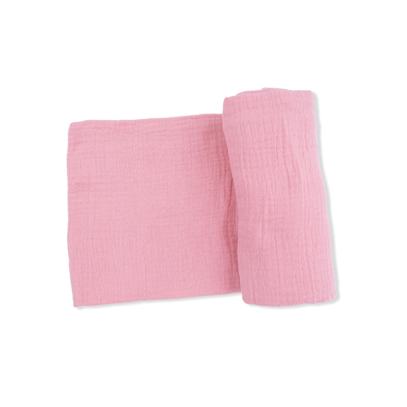 Solid Muslin Poignant Pink - Swaddle Blanket