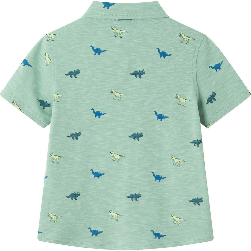 Kids Print Knit Buttondown