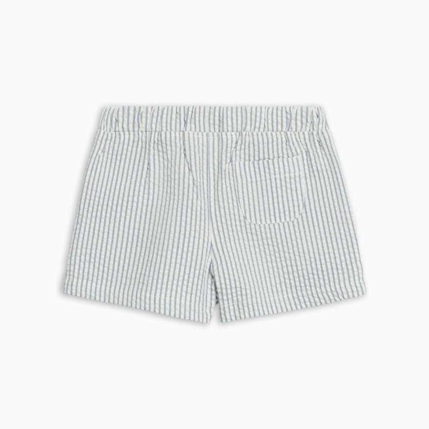 Nixie Seersucker Shorts - Shore Stripe / Sea