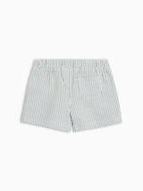 Nixie Seersucker Shorts - Shore Stripe / Sea