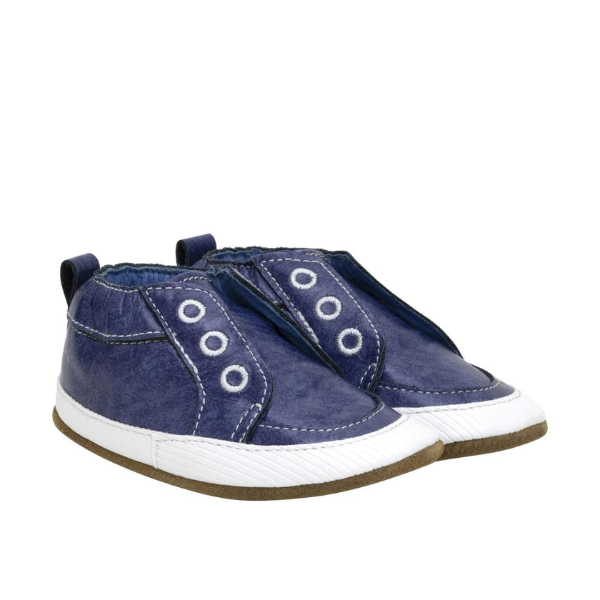 Stylish Steve Navy Soft Sole