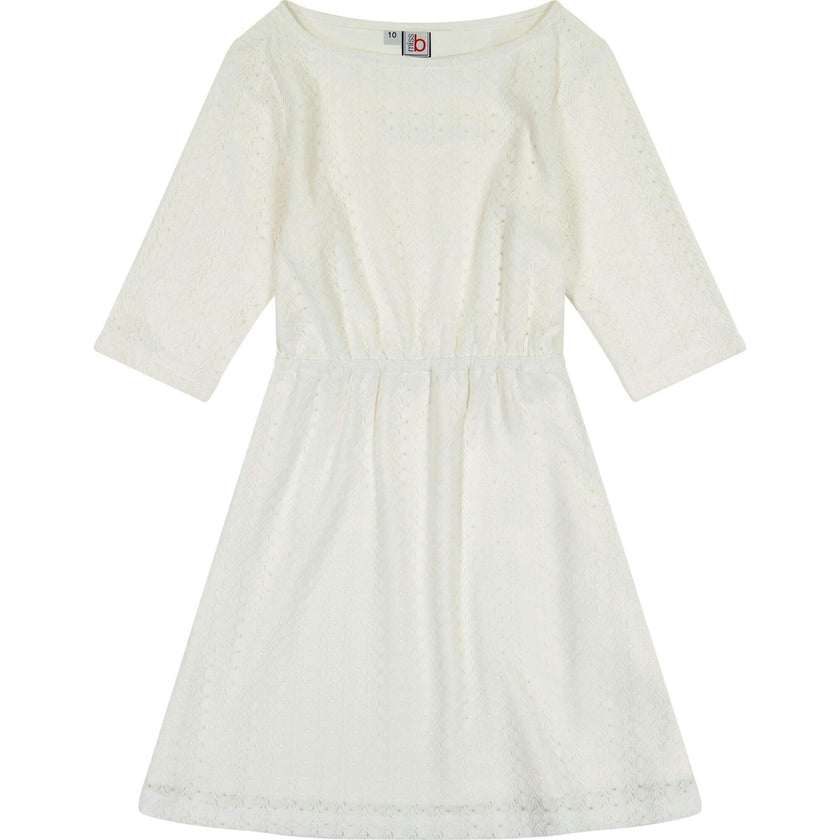 Leslie Bateau Neck, White