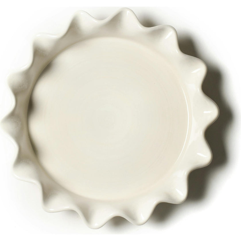 Signature White 8 Ruffle Pie Dish