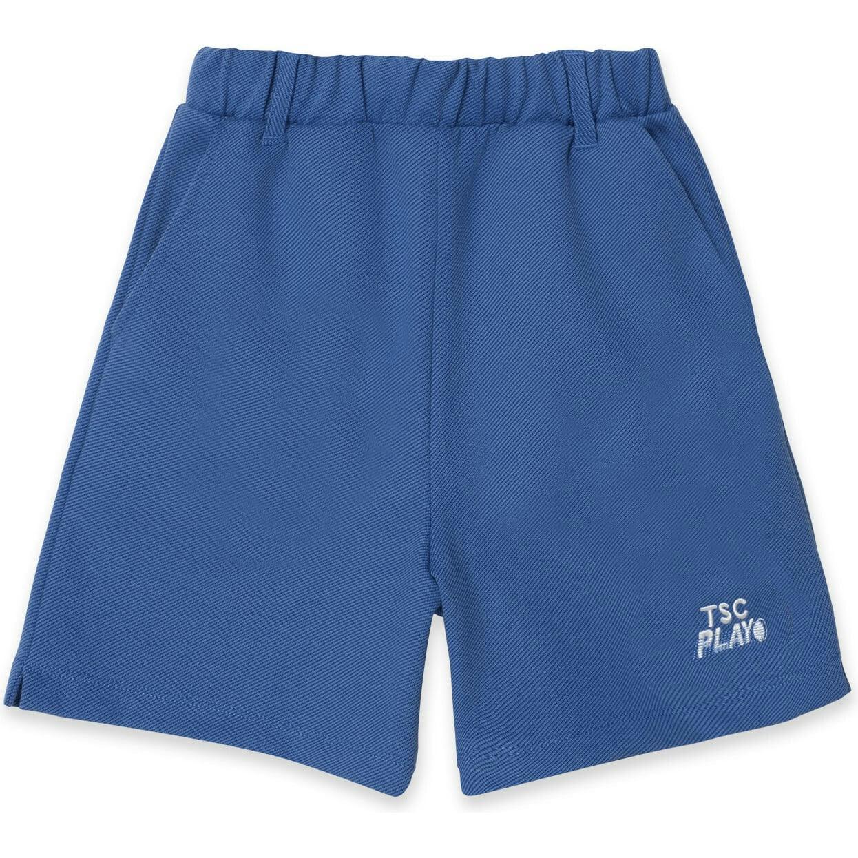 Knit Play Shorts in Sonic Blue