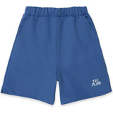 Knit Play Shorts in Sonic Blue