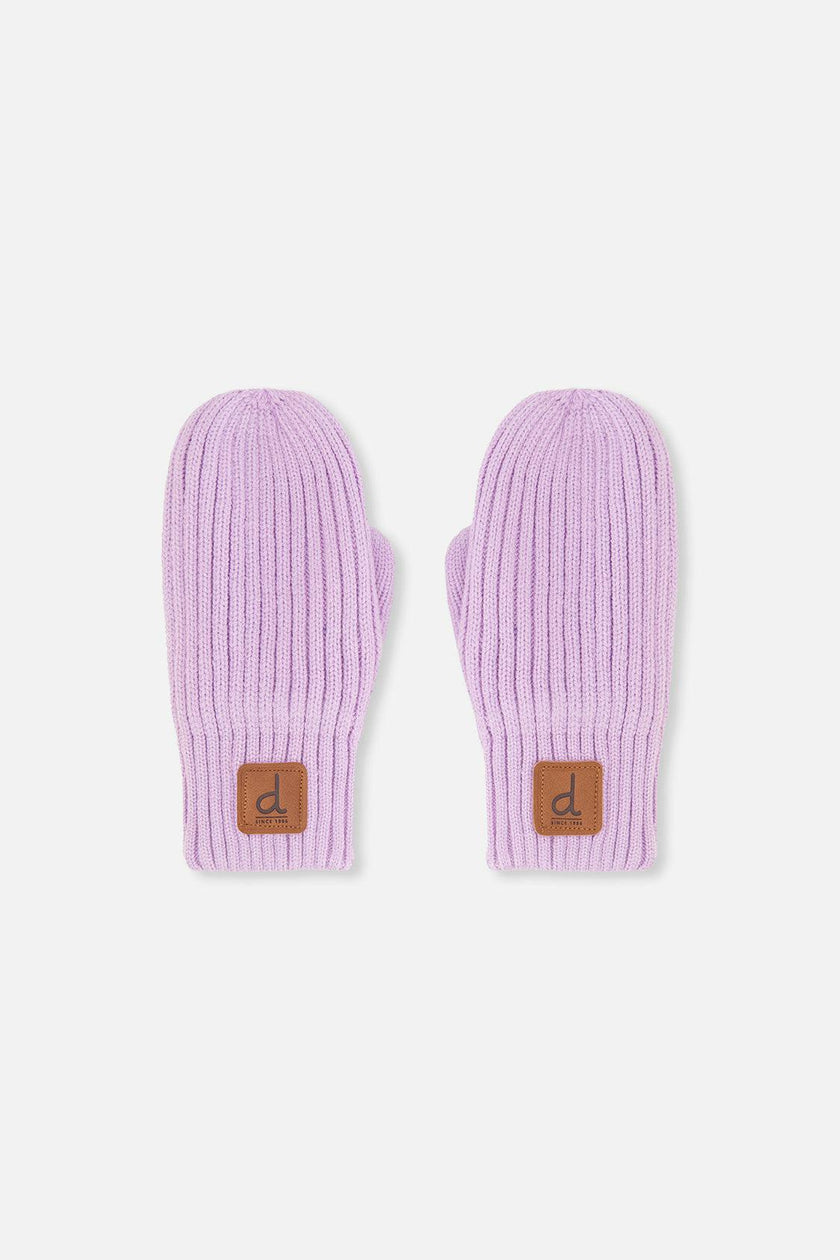 Knit Mittens Lavender