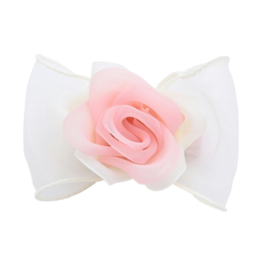 Multicolor Rose Accent Bow Set