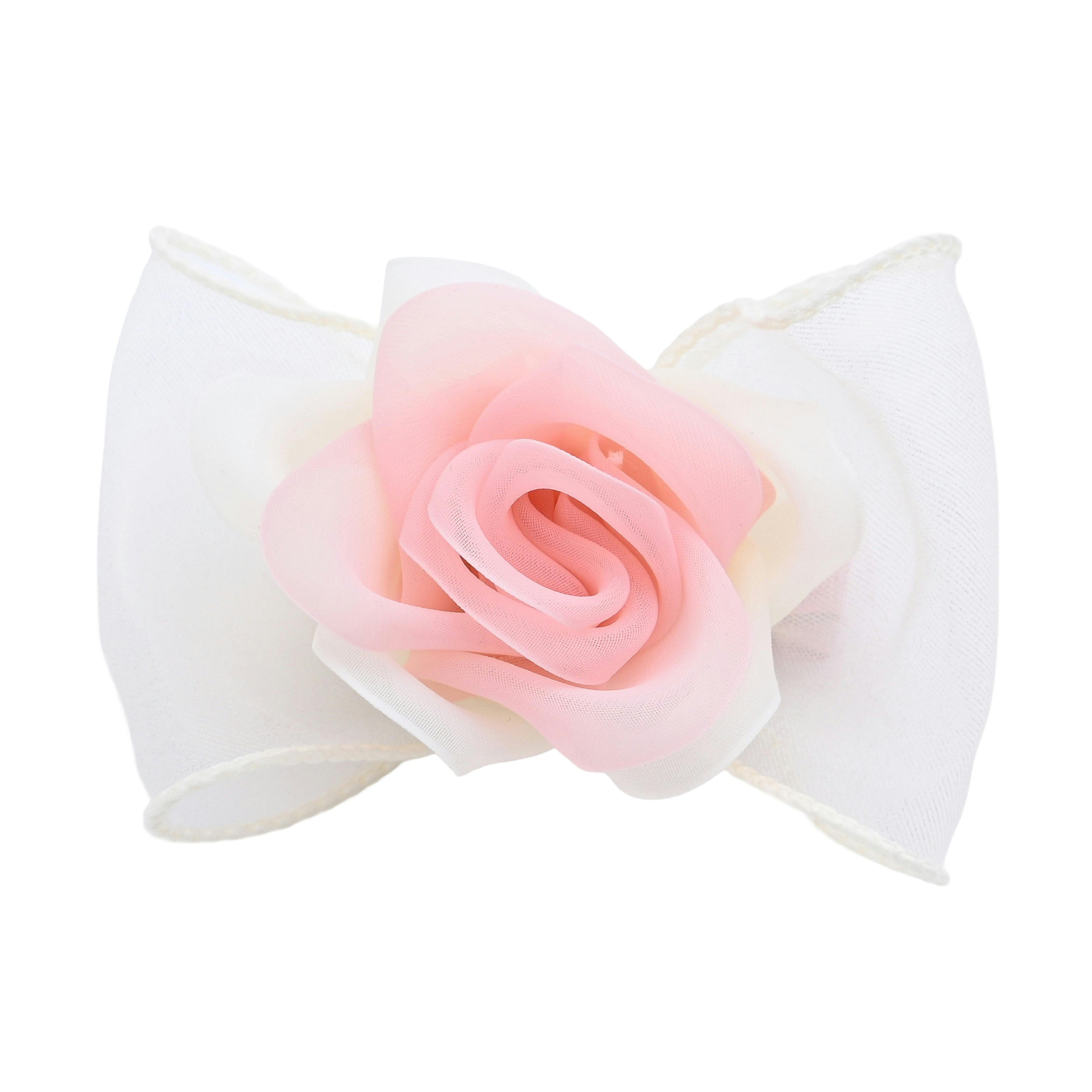 Multicolor Rose Accent Bow Set