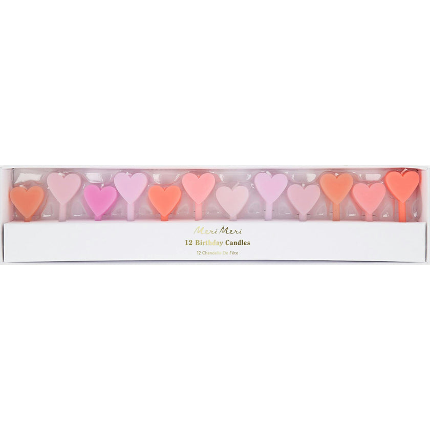 Pink Heart Candles