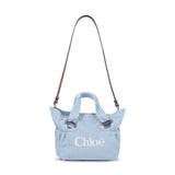 Blue Chloé Ring-Detail Handbag