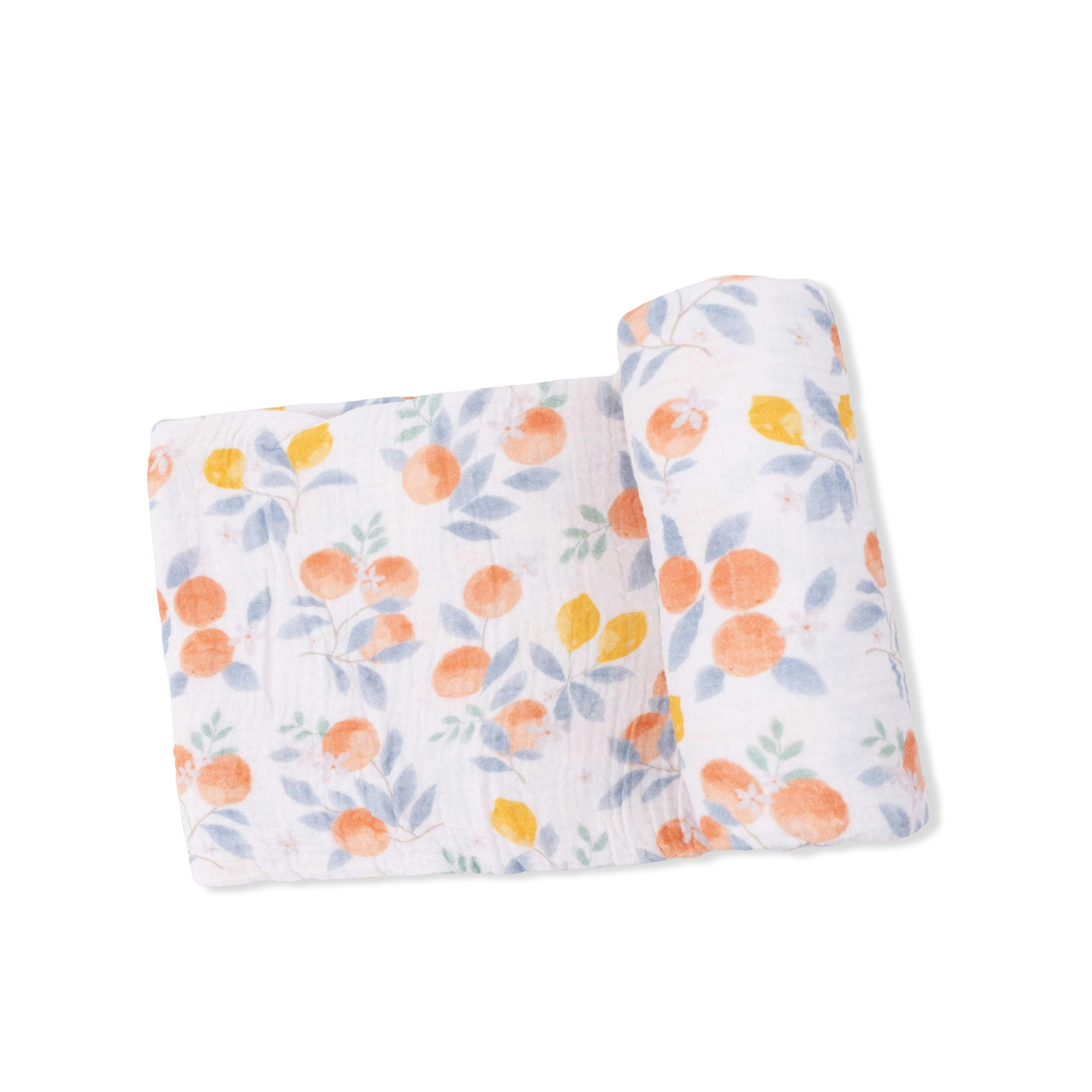 Citrus Floral - Swaddle Blanket