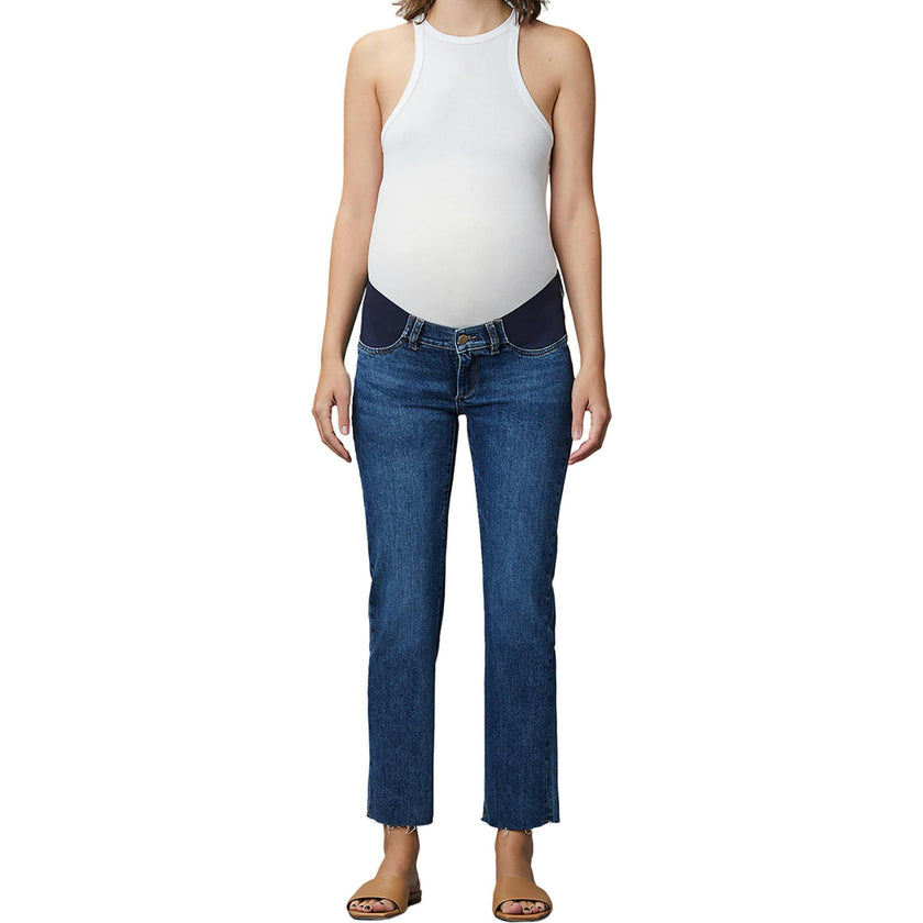 Patti Straight Maternity Vintage Jeans | Seaborn Raw