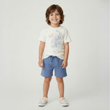 Organic Graphic Tee & Shorts Set - New York