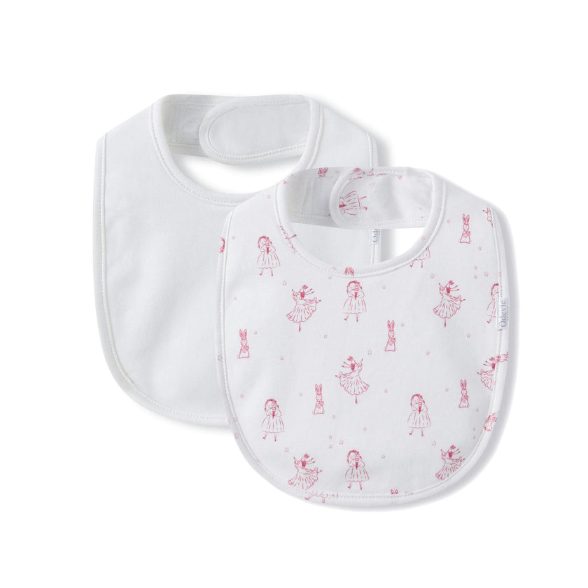 Magnetic Bib 2-Pack - Princesse Rose
