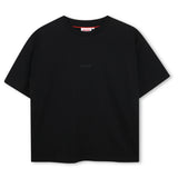 Black Logo Short Sleeve T‑Shirt