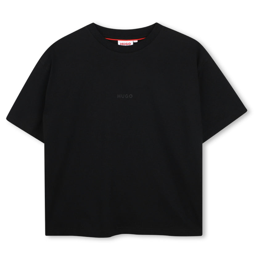 Black Logo Short Sleeve T‑Shirt