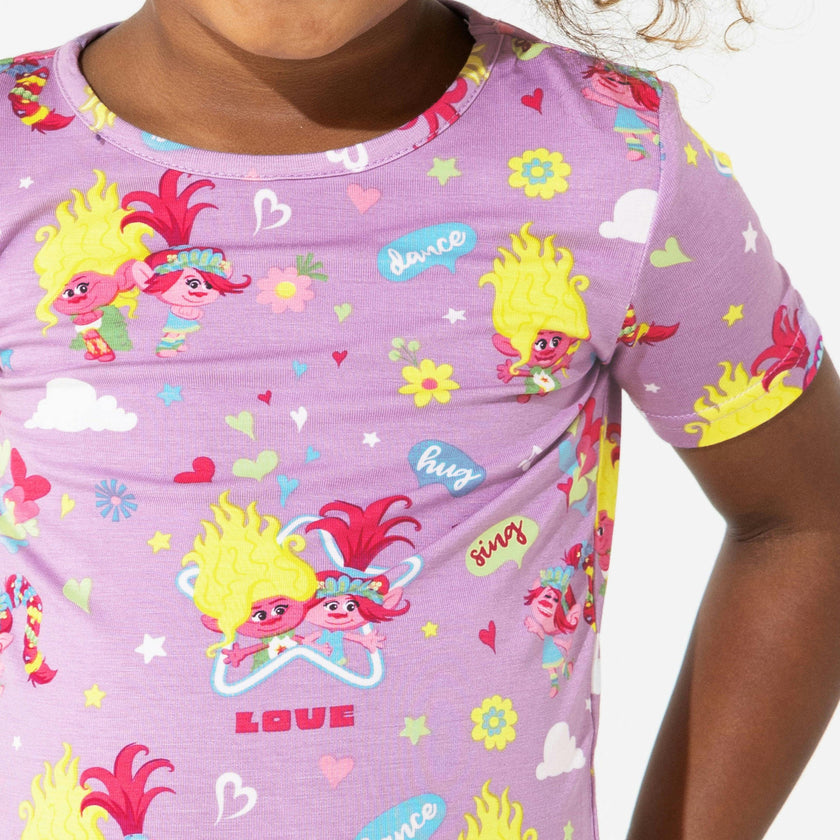 Trolls Valentine's Day Kids Bamboo Short Set