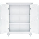 Versailles Wooden Floor Cabinet with 2 Shelves