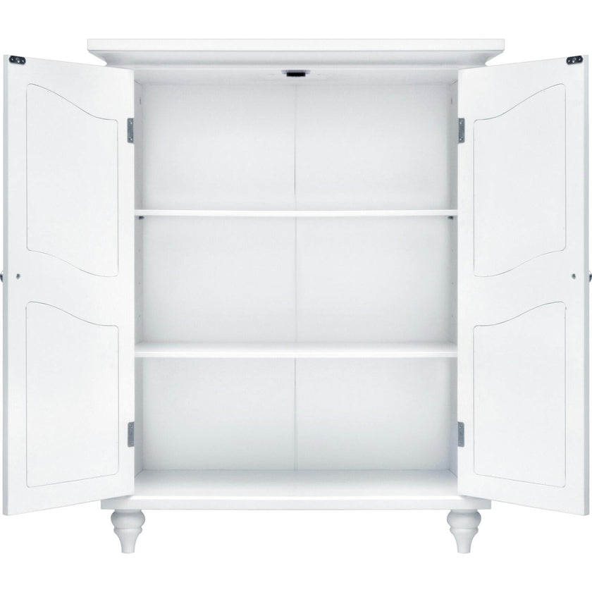 Versailles Wooden Floor Cabinet with 2 Shelves
