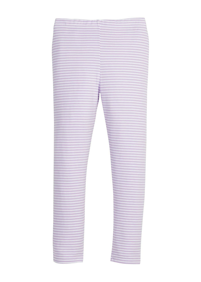 Leggings - Lavender Stripe