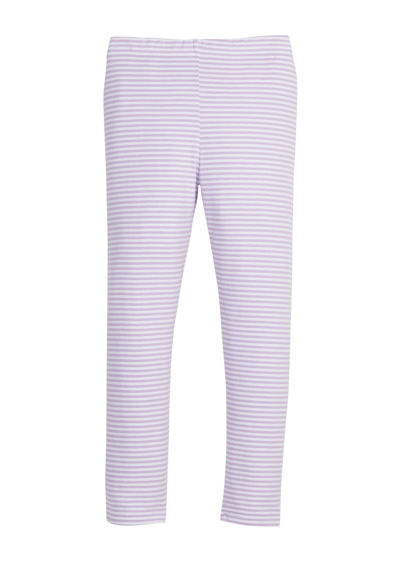 Leggings - Lavender Stripe