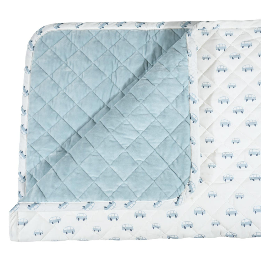 GooseWaddle Super Soft Play Mats - Cotton and Super Soft Quilted (Reversible)