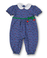 Polka Dot Cherry Printed Knit Longall