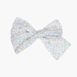 Light blue Flower bow clip