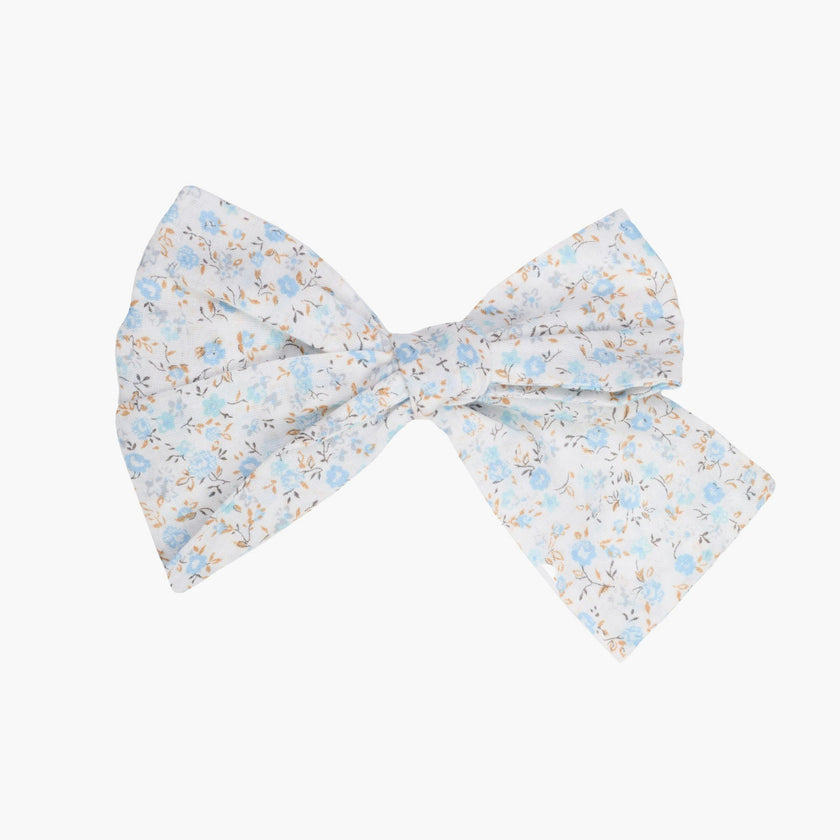 Light blue Flower bow clip