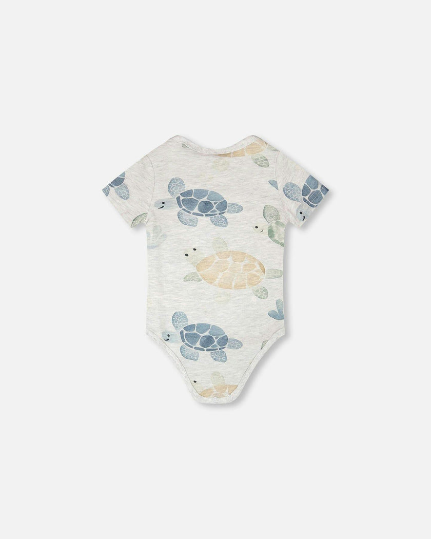 Evolutive Organic Cotton Jersey Onesie