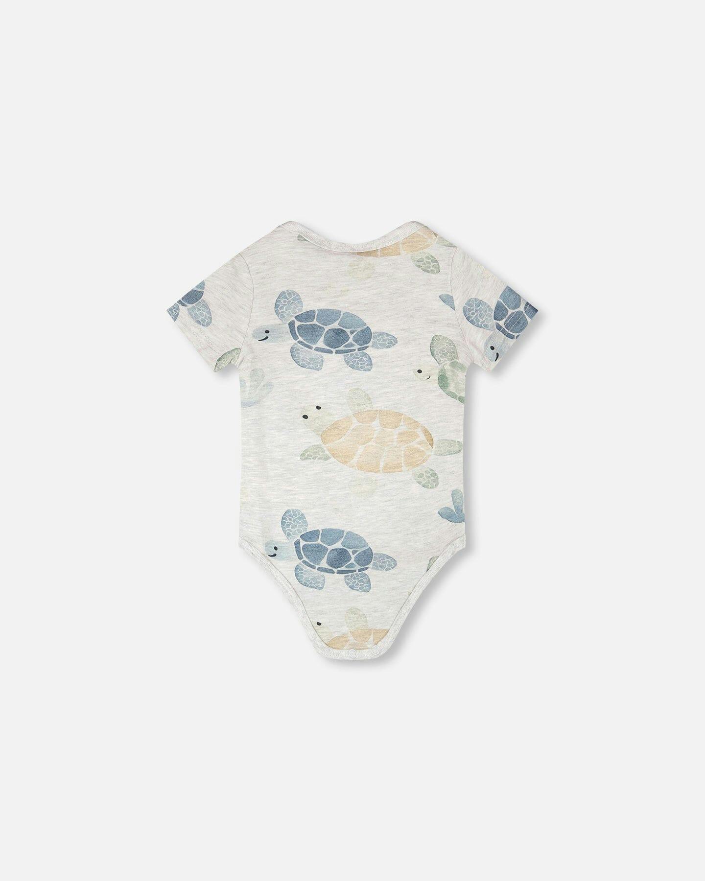 Evolutive Organic Cotton Jersey Onesie