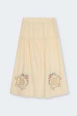 Narcise Woman Skirt Ecru